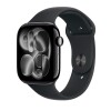 Apple Watch Series 11 46mm Jet Black Al Black Sport Band S/M MEUW4LW/A Apple Watch Series 11 46mm Jet Black Al Black Sport Band S/M MEUW4LW/A