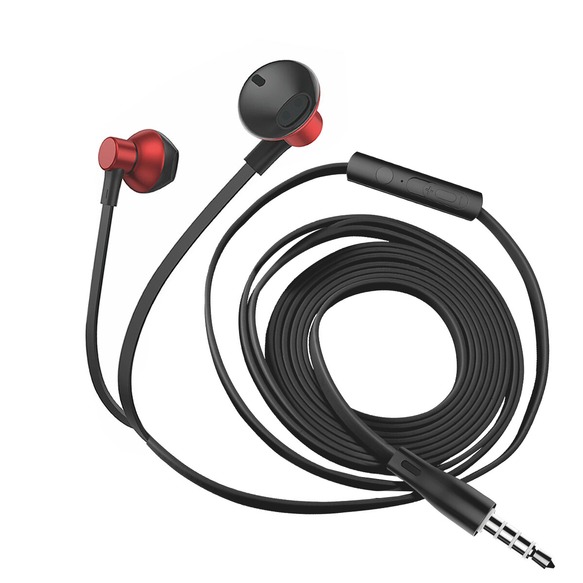 Auricular Foneng T42 Tipo Jack - ROJO 