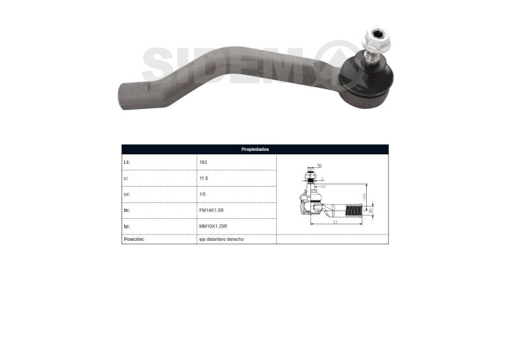 Puntero Nissan Qashqai 12-25 Der Puntero Nissan Qashqai 12-25 Der