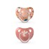 Set x2 chupete anatomico Suavinex 18m+ forest rosa