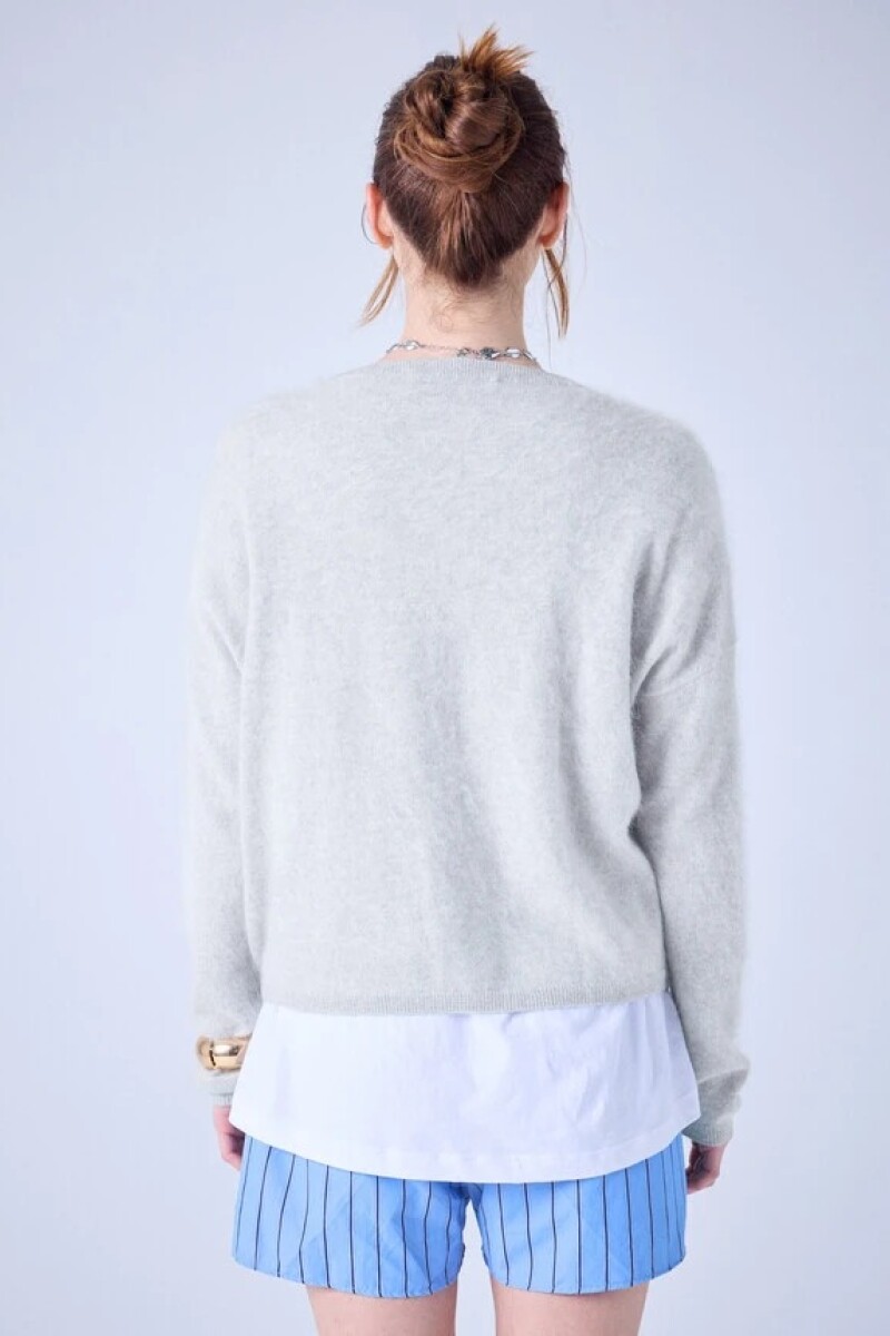 SWEATER V Gris