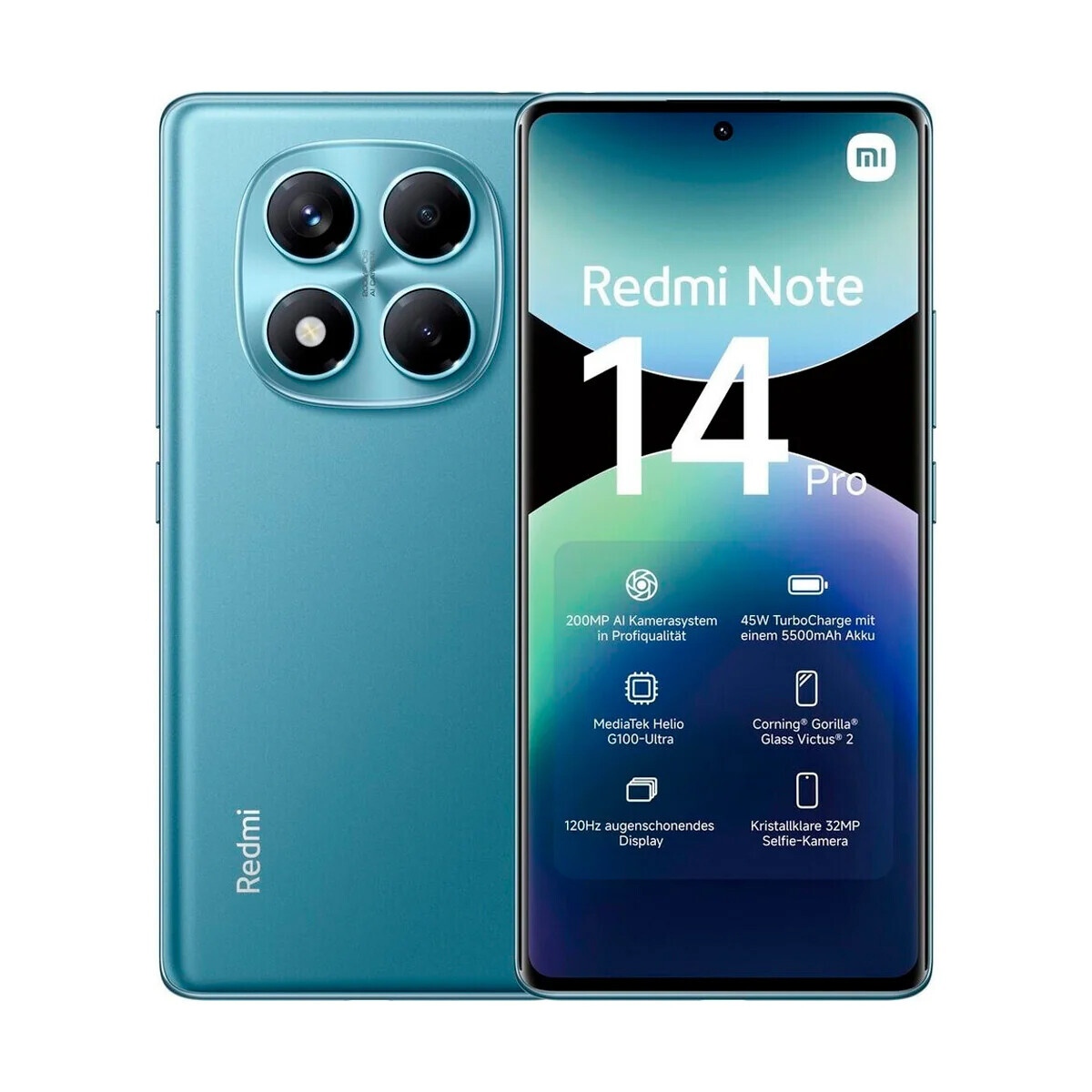 CELULAR XIAOMI REDMI NOTE 14 PRO OCEAN BLUE 8GB 256GB 