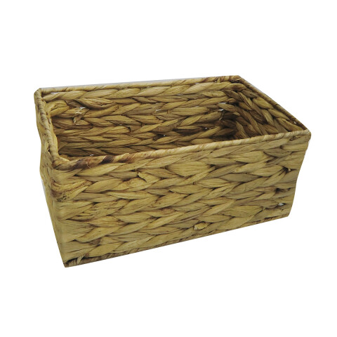 Canasto de Mimbre Rectagular 30 x 20 x 14 cm U