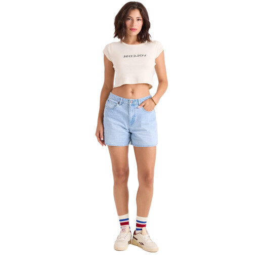 Remera Volcom Flip Side 1991 Mid Tee - Blanco Remera Volcom Flip Side 1991 Mid Tee - Blanco