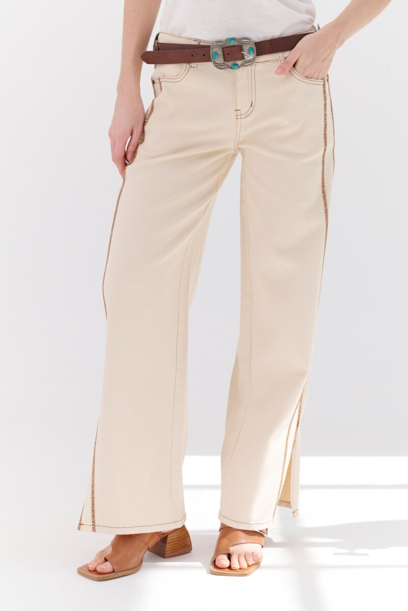 PANTALON NIZA - NATURAL 