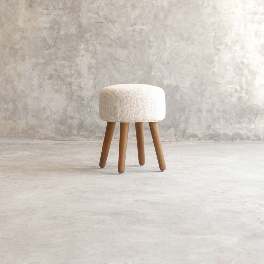 BANCO MADERA-Y-TELA BLANCO CAKE BCO/NAT