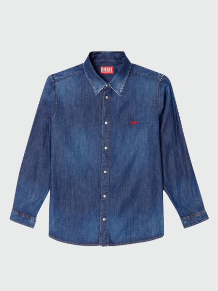 DIESEL - Camisa D-Simply Manga Larga Blanco