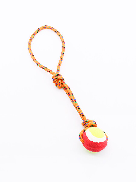 CUERDA CON PELOTA ROJO