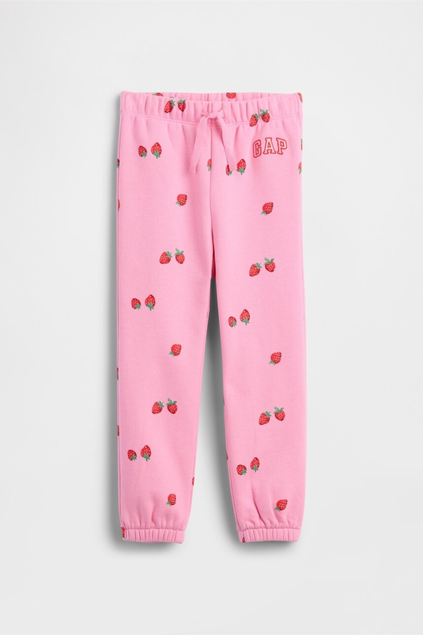 Pantalón Deportivo Logo Gap Toddler Niña Parisian Pink