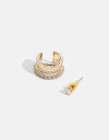 Aros Sets Strass Set De Aros Con Cubic Zirconia - Dorado