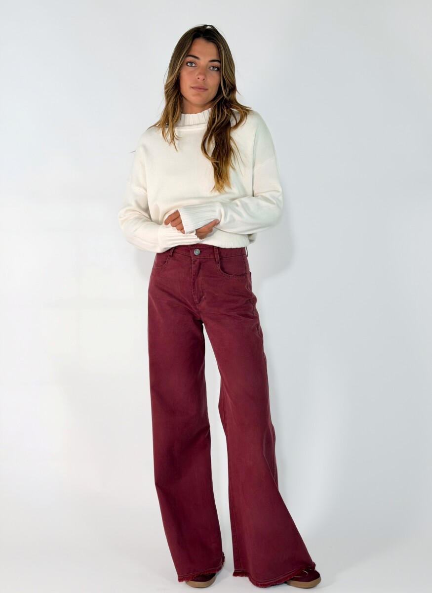 PANTALON LENNON - BORDO 