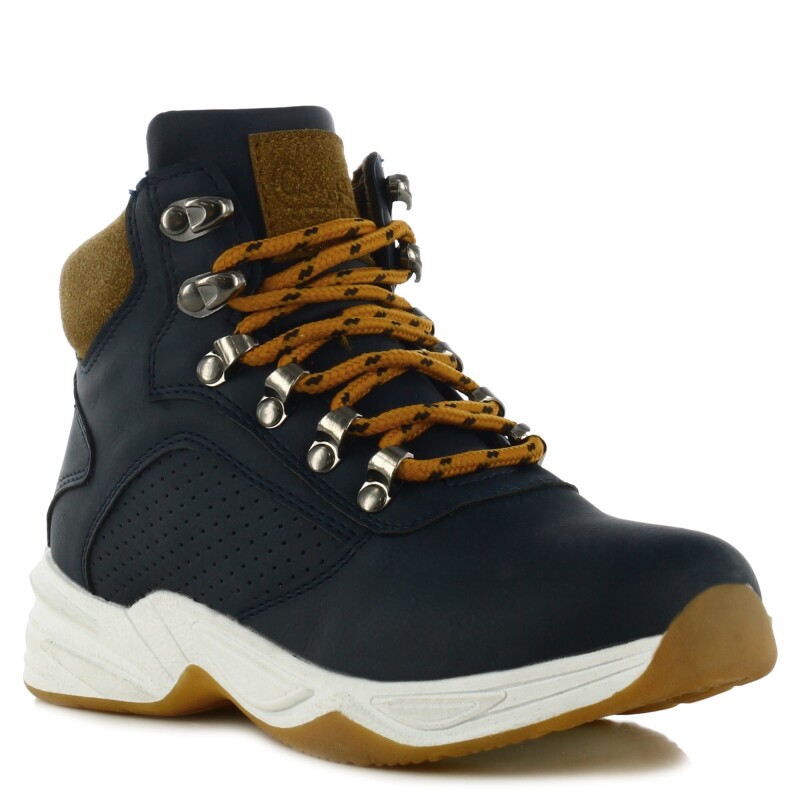 Botas de Niño Croco Kids LUSI acordonada Azul Marino
