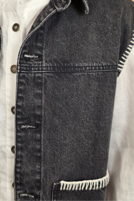 Chaleco Moto Negro