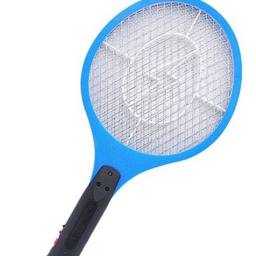Raqueta Matamosquitos Electrica Recargable Mata Insectos Variante Color Azul