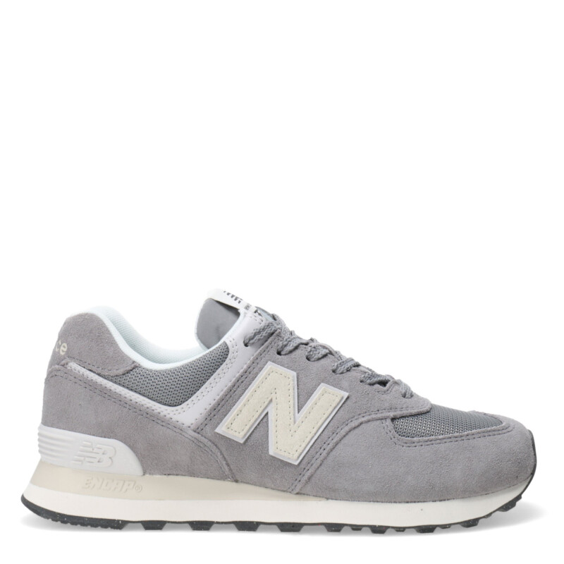 Championes de Hombre New Balance 574 Gris - Blanco Hueso
