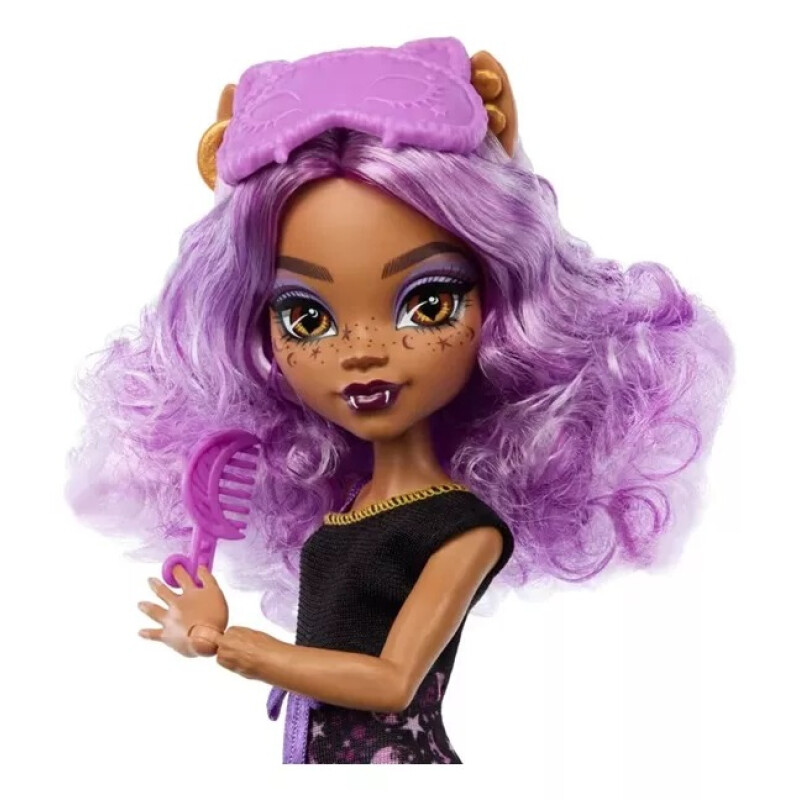 Monster High Muñeca Clawdeen Wolf Pijamada Terrorífica Monster High Muñeca Clawdeen Wolf Pijamada Terrorífica