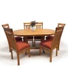 Juego de comedor oval, 6 sillas peinetas Juego de comedor oval, 6 sillas peinetas