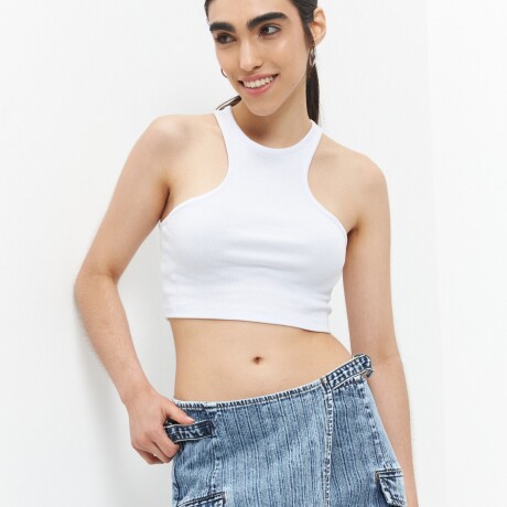 FALDA MERCY Azul Antiguo
