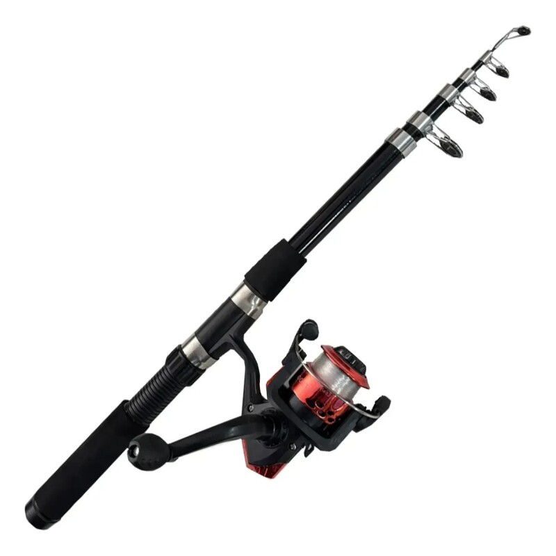 Combo Caña Telescópica Pesca Niños 2.10m Con Accesorios Combo Caña Telescópica Pesca Niños 2.10m Con Accesorios
