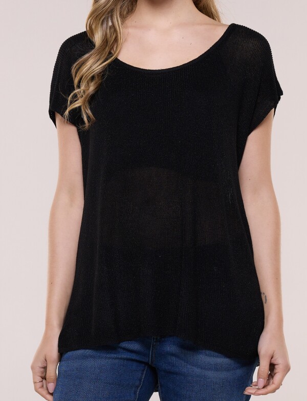 Blusa Lurex NEGRO
