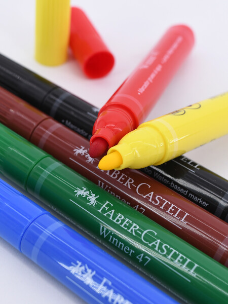 MARCADORES GRUESOS X6 FABER CASTELL MULTICOLOR