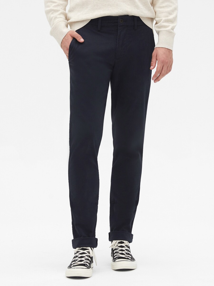Pantalón Khaki Skinny Hombre - New Classic Navy 