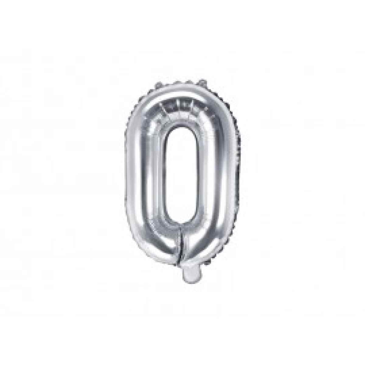Letra Inflable Plateada - O 