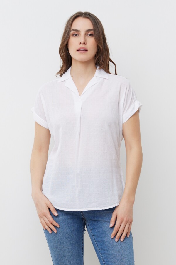 Blusa Algodon BLANCO