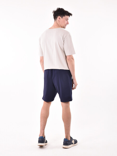BERMUDA LATERAL AZUL OSCURO