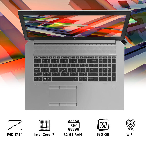 Notebook Hp Zbook 17 G5 I7/ 32 Gb Ram/ 960 Gb Ssd NOTEBOOK RFPL HP ZBOOK G5 I7/32/960/17.3