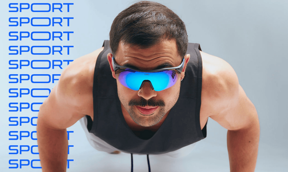 Lentes de sol estilo Sport