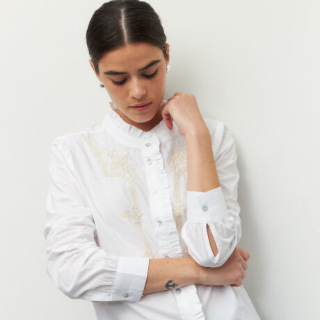 CAMISA CUTTER Blanco