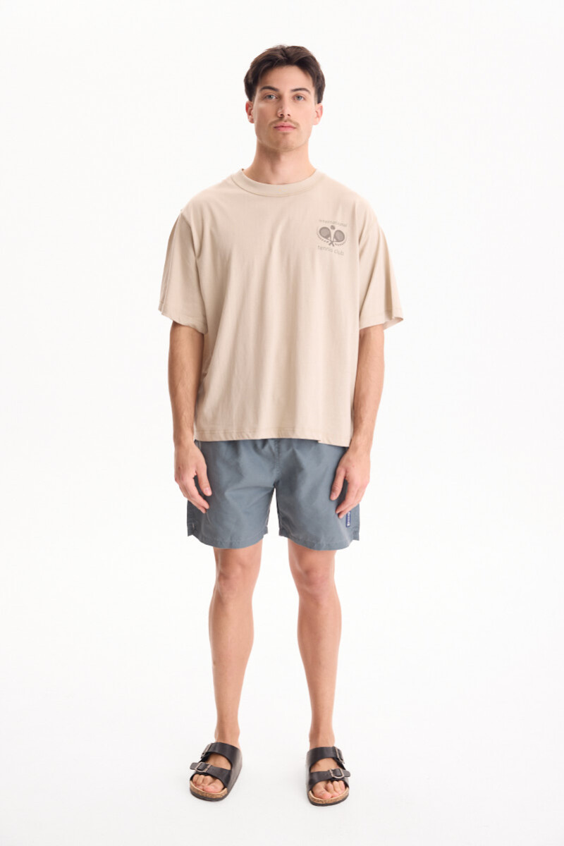 Remera Court Beige
