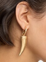 Aros Con Colgante Extraíble dorado
