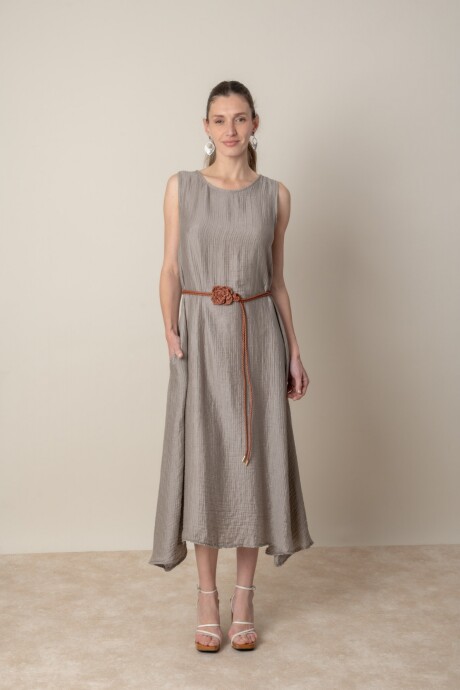 VESTIDO LUX LUNA Visón
