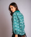 Camisa Francia verde petróleo