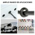 Ojal Goma 40MM Negro Pack X500 Anillo Sellado Junta Arandela Variante Color Negro