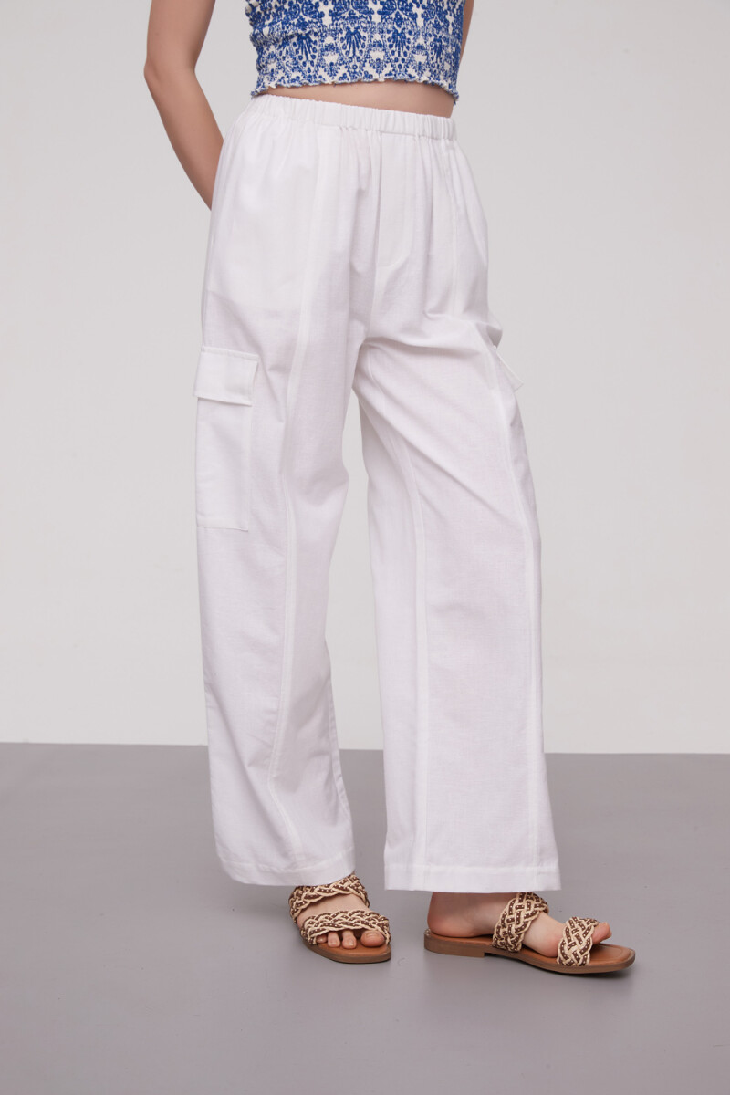 Pantalon Rinhan - Blanco 