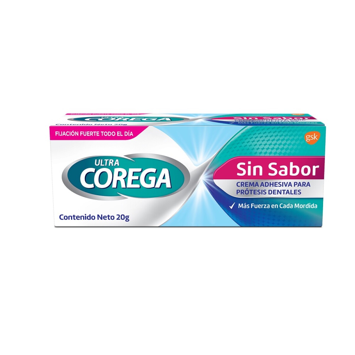 Ultra Corega Crema Sin Sabor 20 Grs. 