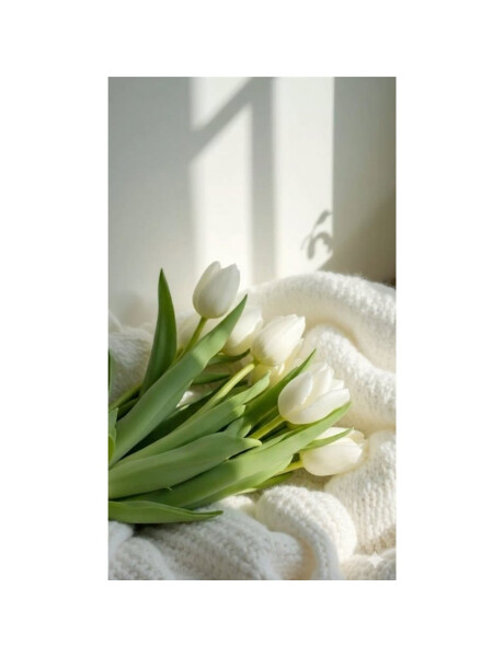 RAMO 5 TULIPANES BLANCO H31CM RAMO 5 TULIPANES BLANCO H31CM