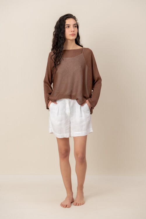 Sweater Nube Marrón