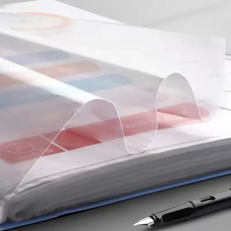 Carpeta A4 con 60 folios y elastico Rosado