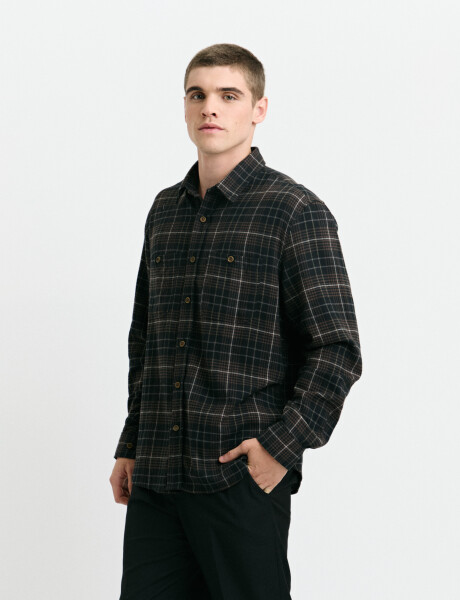 012642 CAMISA HARRY Marron