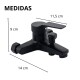 Canilla Monocomando Bañera Ducha Negro Griferia Baño Premium Canilla Monocomando Bañera Ducha Negro Griferia Baño Premium