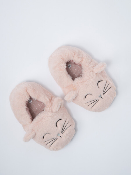 Pantufla conejo Rosa