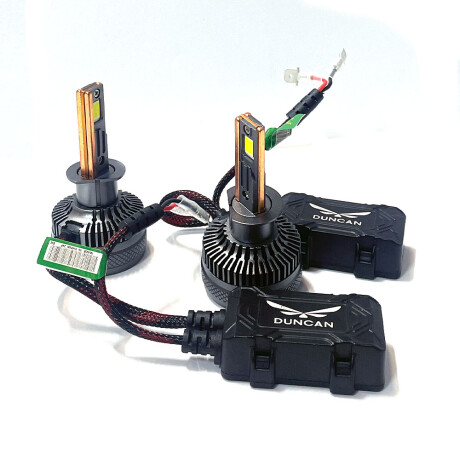 LAMPARA - KIT LED H1 12/24V 120W 12.000 LM GOLD PACK DUNCAN LAMPARA - KIT LED H1 12/24V 120W 12.000 LM GOLD PACK DUNCAN