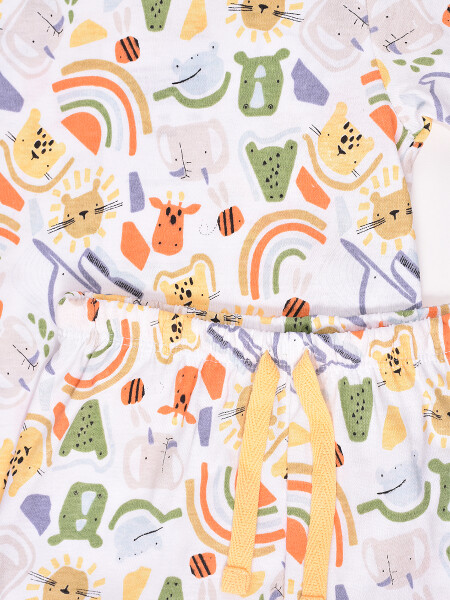 CONJUNTO PIJAMA ANIMALES ESTAMPADO 1