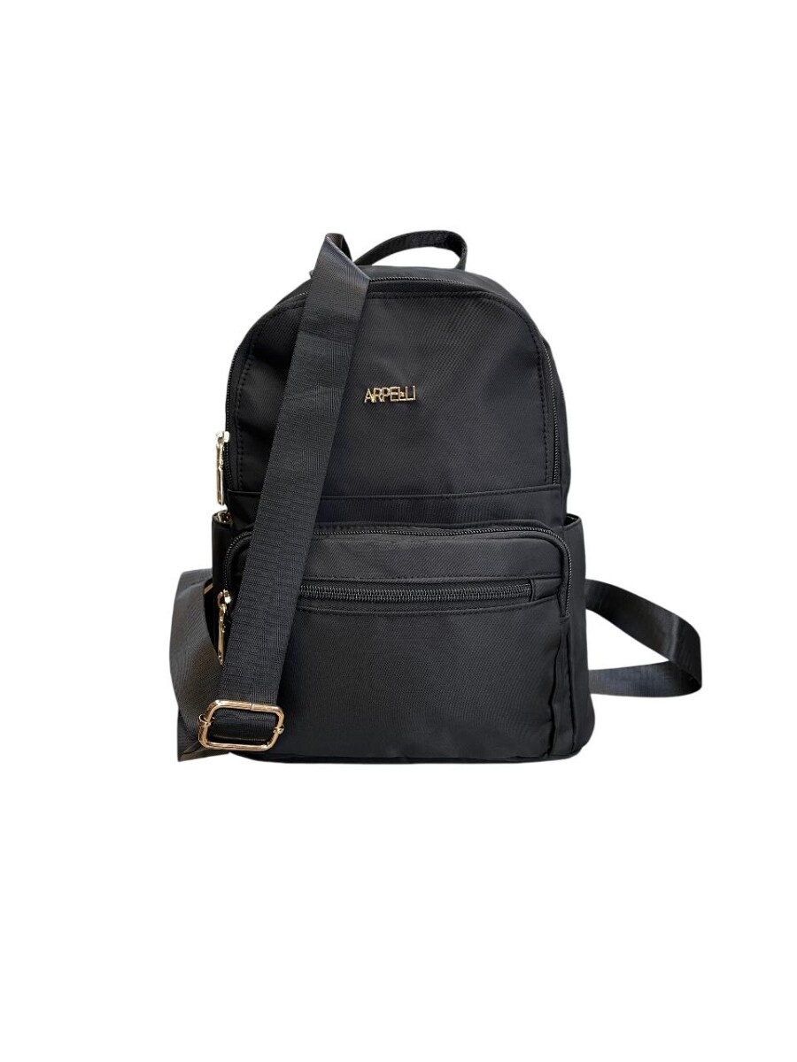 Mochila microfibra - Negro 