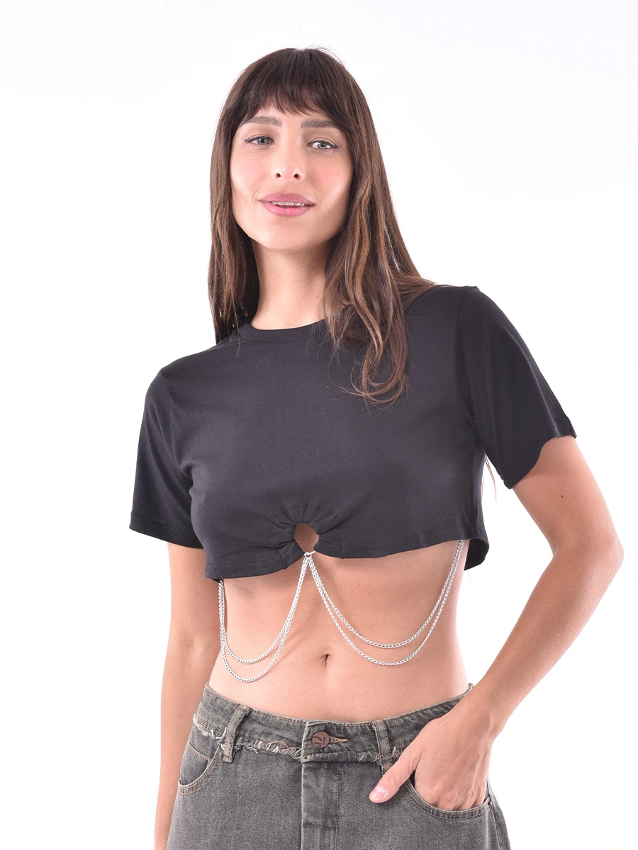 REMERA RODAS - NEGRO 