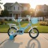 Bicicleta infantil Shengdi Rod 12 Canasto Parrilla Rueditas Celeste 1